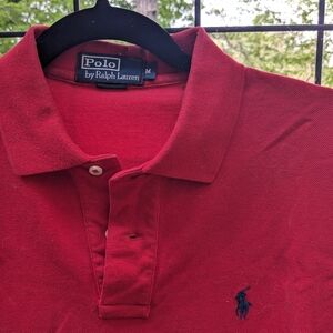 Ralph Lauren Polo Short Sleeve Knit (Mens Medium) - Red